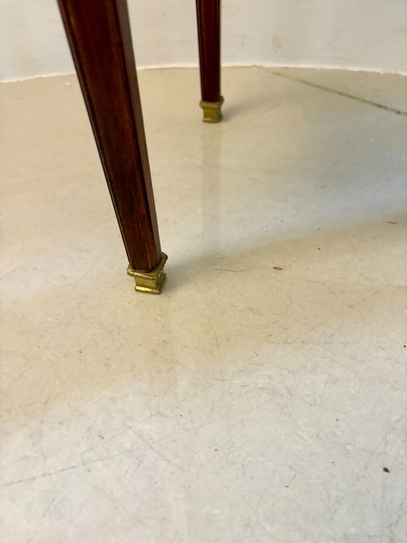 Outstanding Quality Antique Edwardian Mahogany and Ormolu Mounted Lamp Table - Image 12